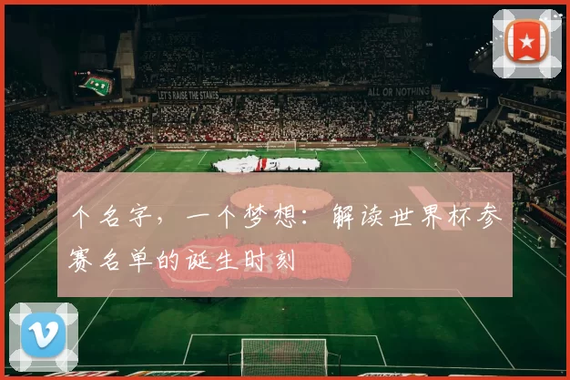 个名字，一个梦想：解读世界杯参赛名单的诞生时刻